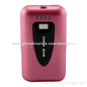 Portable Charger Power Bank with 4 LED Indicators, Single USB Port, 3,000 to 12,000mAh Capacity